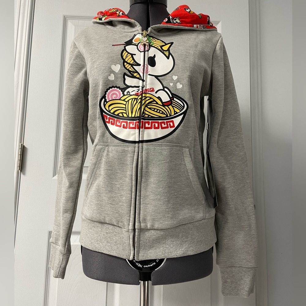 Tokidoki Hoodie Miso Unicorno Sandy Ramen Sweatshirt NWT Small